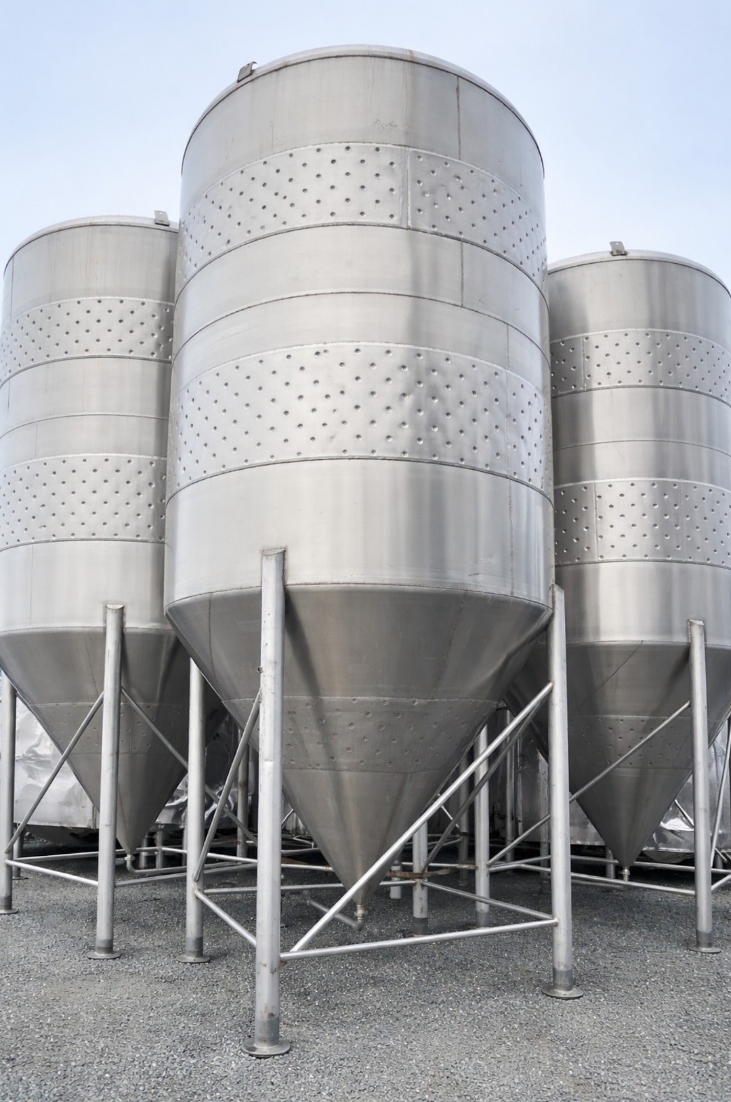 4,000 usg ripley stainless cone fermentation tank 4,000 usg ripley stainless cone fermentation tank
