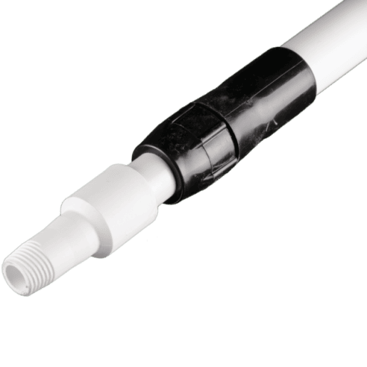 remco fibreglass extension handle, 102.2" 192", white