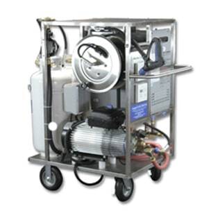 Mobile Tankless Hot Water High Pressure Cart