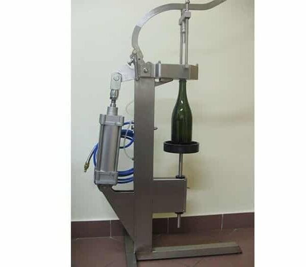 manual pneumatic corker for champagne bottles