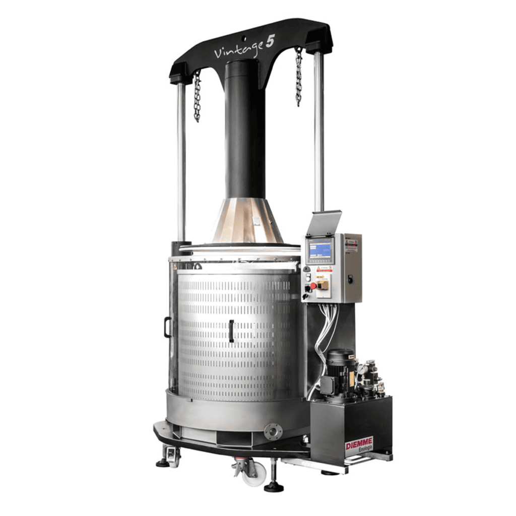 Diemme Hydraulic Basket Presses Vintage 5, 12, 23 CellarTek Supplies