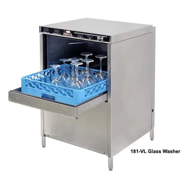 high temperature undercounter glasswasher 181 vl