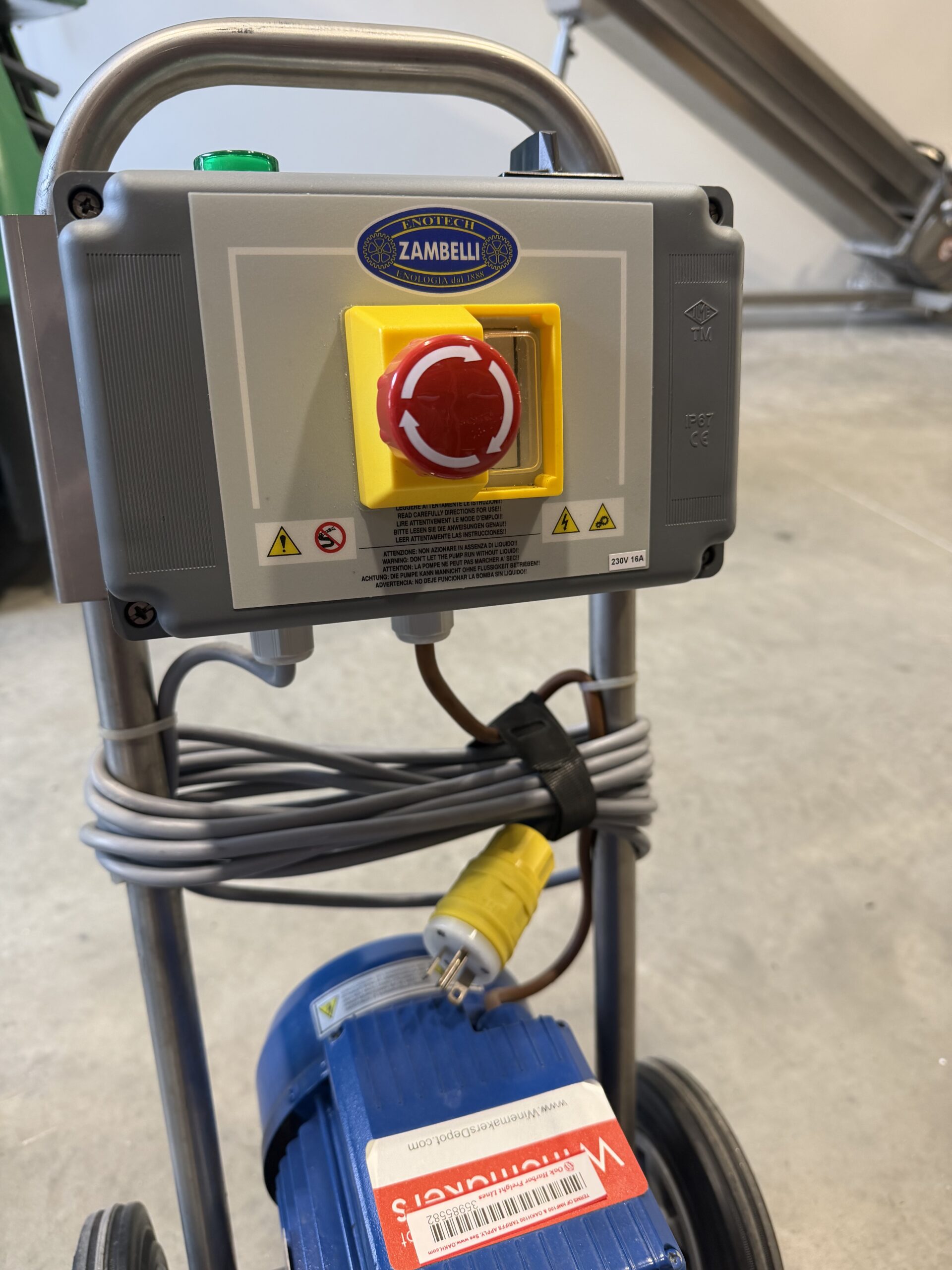 zambelli tifone t 110 flexible impeller pump