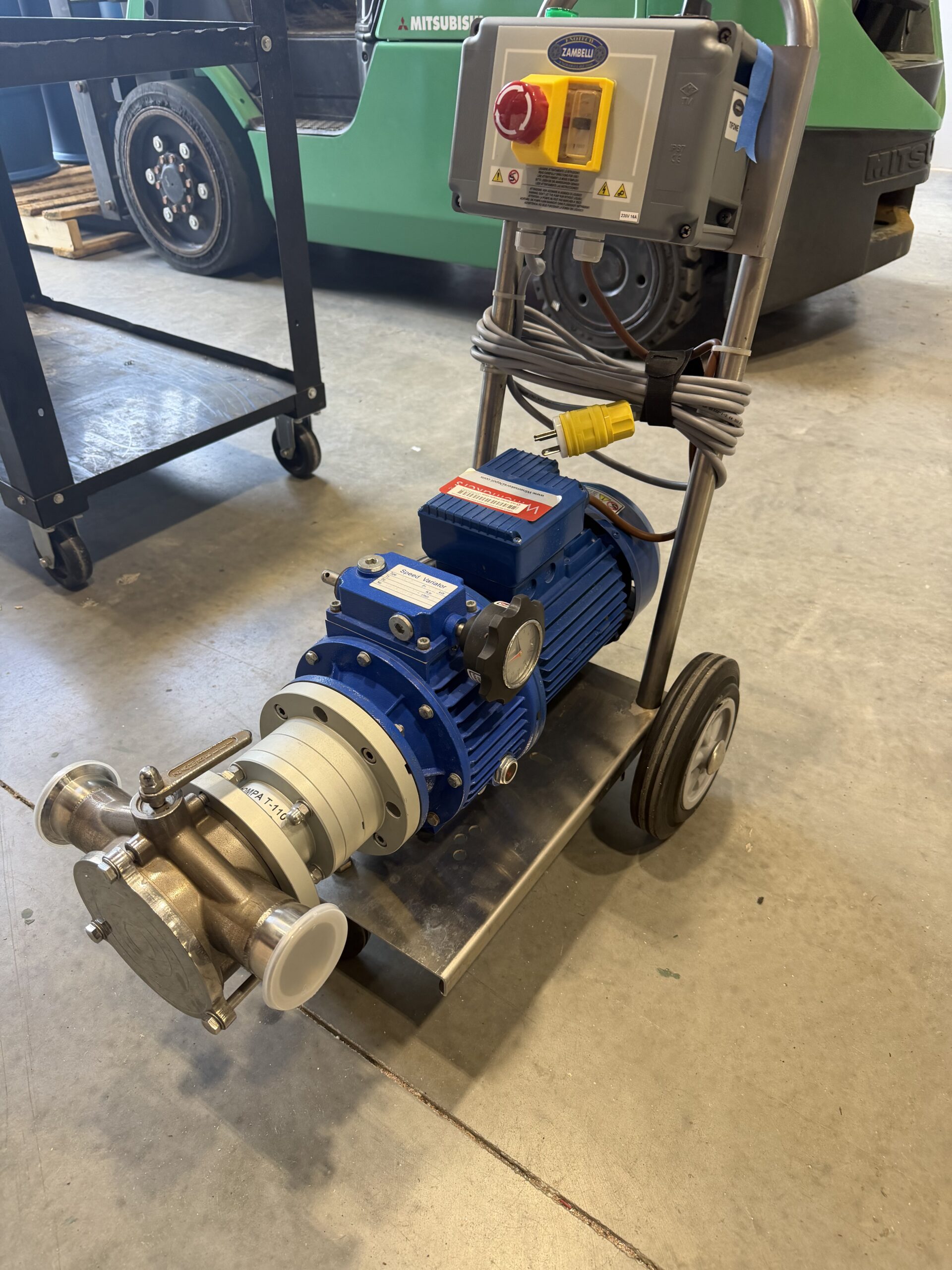 zambelli tifone t 110 flexible impeller pump