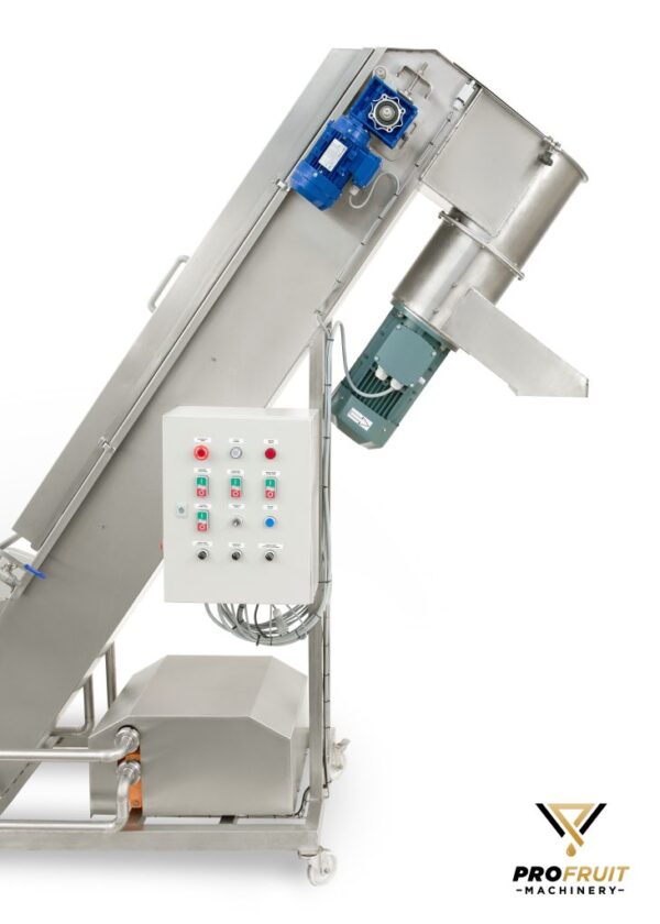 profruit fruit bubble washer elevator mill aquamill