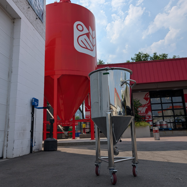 55 gallon fermenter on wheels