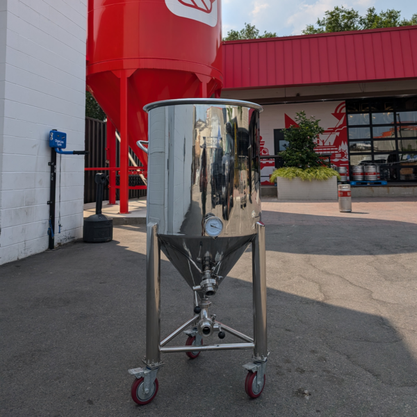 55 gallon fermenter on wheels