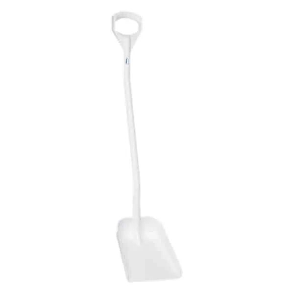 remco ergonomic shovel, 10.7", white