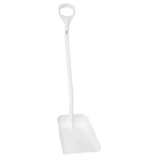 remco ergonomic shovel, 13.6", white