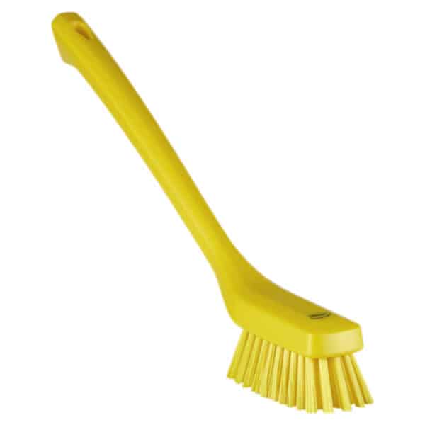 remco long handle brush yellow