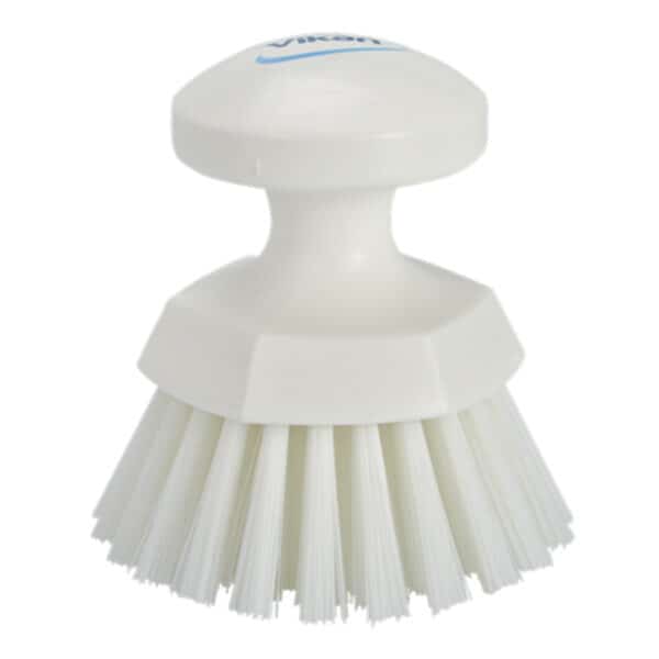 remco round scrub brush white