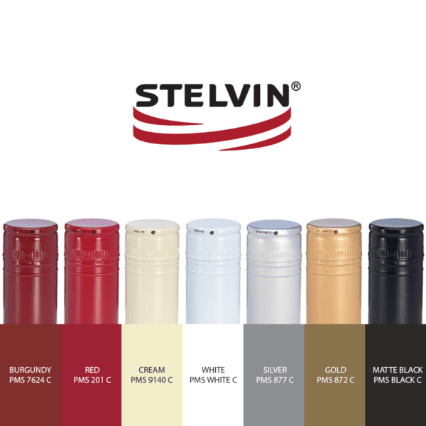 stock stelvin® screwcaps